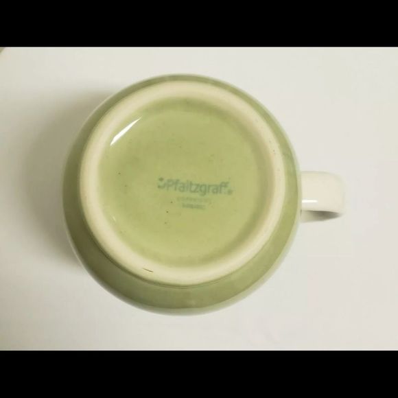 Vintage Pfaltzgraff Green Coffee Mug Tea Cup - Picture 3 of 3